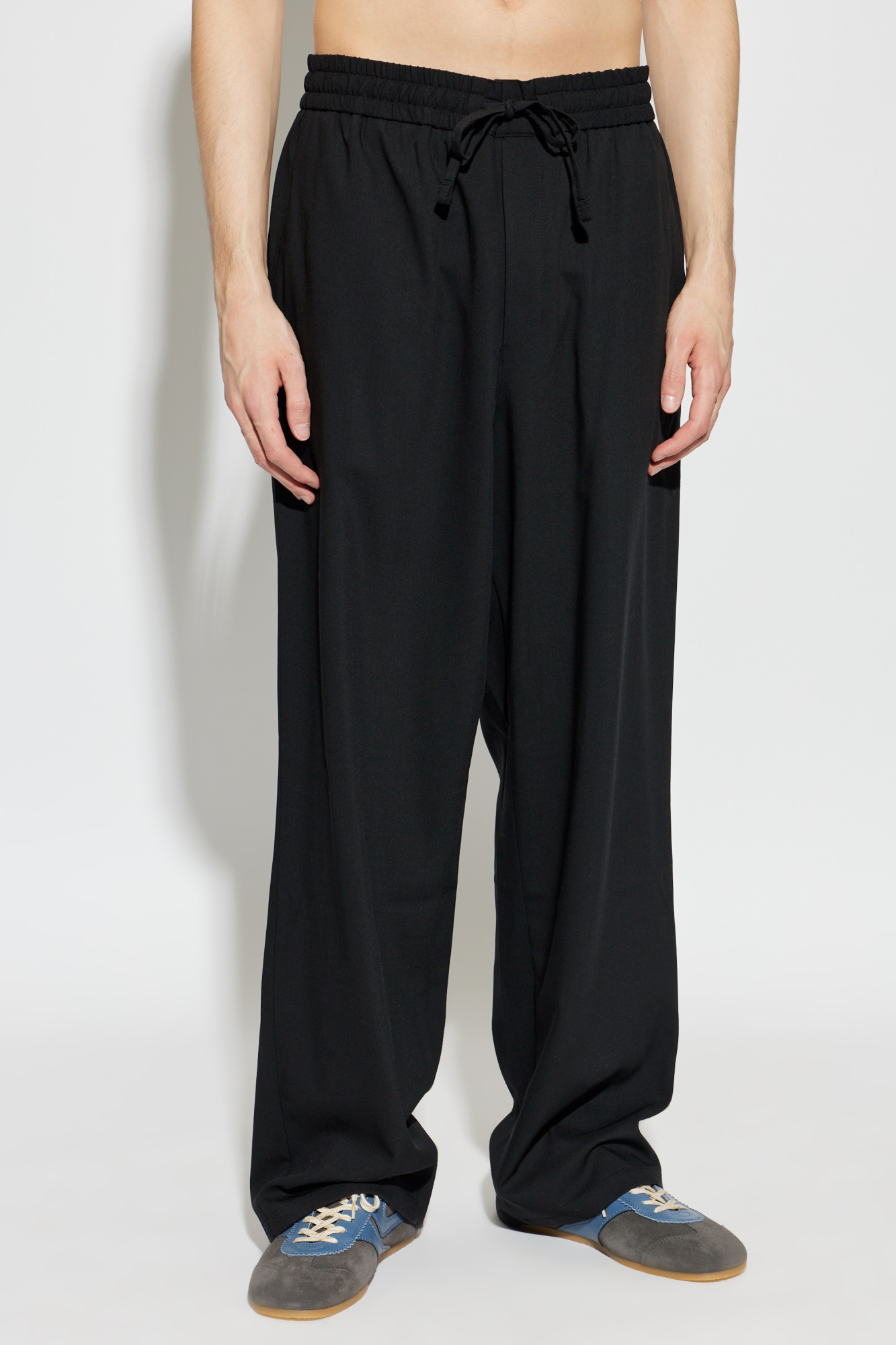 ami alexandre mattiussi✖️ron herman スラックス Ami Alexandre Mattiussi Wool wide-leg pants | Men's | Vitkac